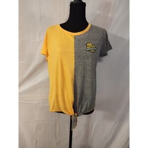 Women's Split Color Southeastern Louisiana University Tie Bottom T-Shirt